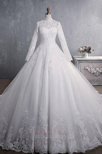 Robe de mariage Manche Longue Naturel taille Vente Eglise Automne - Page 1
