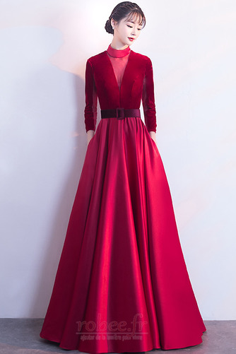 Robe de bal Festin Fermeture à glissière 3/4 Manche Elégant Médium - Page 5