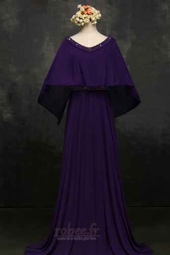 Robe de bal Longueur Cheville Mousseline Lacez vers le haut Perler - Page 7