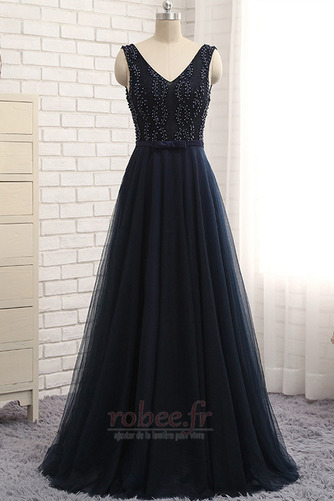 Robe de bal Tulle Formelle A-ligne Corsage Avec Bijoux Chaussez - Page 1