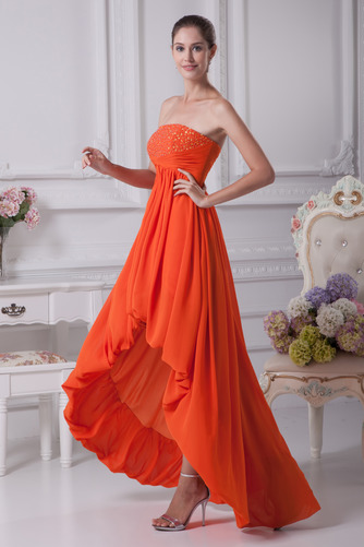 Robe de bal Festin Sans Manches Haut Bas Sans courroies Mousseline - Page 4