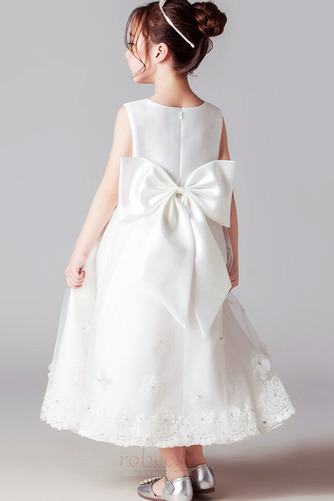 Robe de fille de fleur Tulle Col de chemise t Longueur Cheville - Page 2