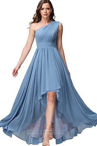 Robe de soirée Une épaule Chaussez Norme Drapé Asymétrique Été - Page 1