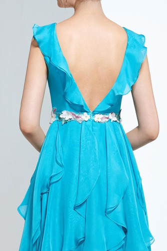 Robe de bal Longueur Cheville Printemps Fleurs Elégant Mousseline - Page 5