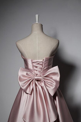 Robe de demoiselle d'honneur Princesse Manquant Satin Naturel taille - Page 3