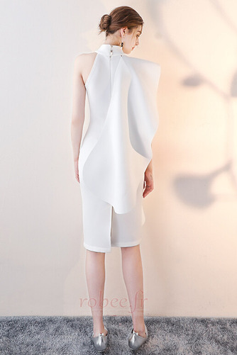 Robe de soirée Glamour Sans Manches Naturel taille Fermeture à glissière - Page 2