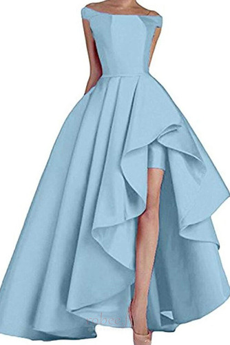 Robe de bal Sans Manches Naturel taille Asymétrique Chic Satin - Page 16