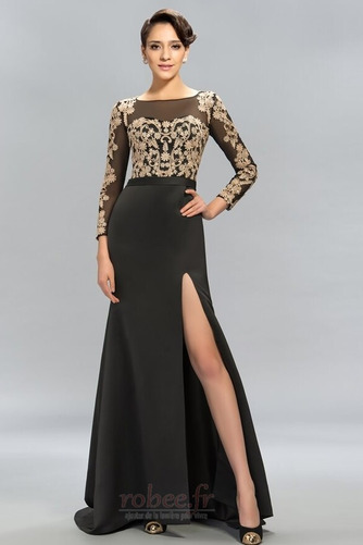 Robe de soirée a ligne Dentelle Rosée épaule Manquant Couvert de Dentelle - Page 1