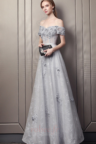 Robe de soirée Naturel taille Manche Courte Epurée Mancheron - Page 1