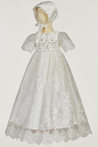 Robe de fille de fleur Dentelle Froid Manche Courte Fermeture à glissière - Page 4