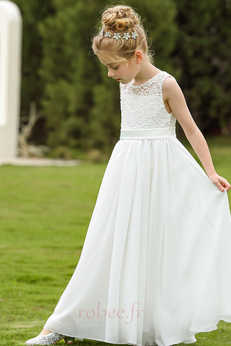 Robe de fille de fleur Longueur de plancher Epurée Vente Naturel taille - Page 2