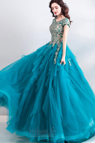 Robe de bal Hiver gossamer Mariage A-ligne Naturel taille Triangle Inversé - Page 6