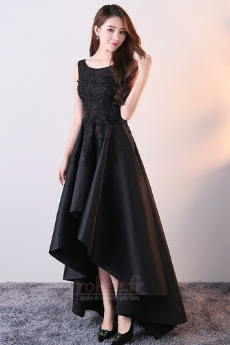 Robe de bal Soie Asymétrique Naturel taille Couvert de Dentelle - Page 6