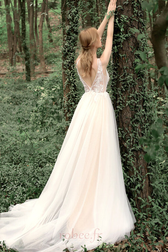 Robe de mariage gossamer A-ligne vogue Manquant Été Perler Naturel taille - Page 2
