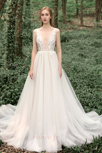 Robe de mariage gossamer A-ligne vogue Manquant Été Perler Naturel taille - Page 1
