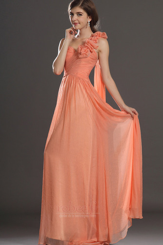 Robe de bal Naturel taille Composite Chiffon Orné de Rosette - Page 5