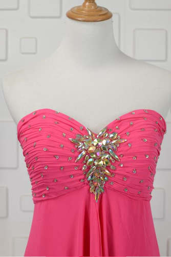 Robe de demoiselle d'honneur Ruché Taille haute Train de balayage - Page 4