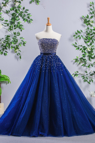 Robe de bal Sans courroies A-ligne Longueur de plancher Naturel taille - Page 1