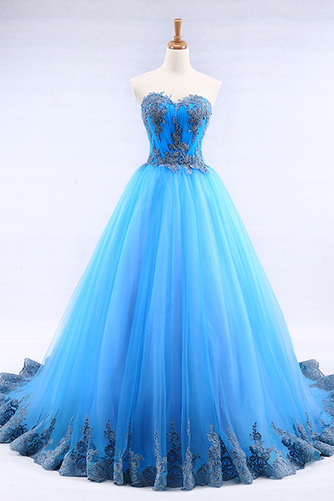 Robe de bal Train de balayage Chaussez Ancien a ligne Couvert de Dentelle - Page 1