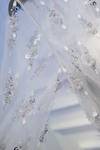 Robe de demoiselle d'honneur Chic aligne Naturel taille Longueur de genou - Page 4