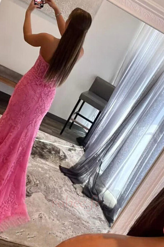 Robe de soirée Tulle Ouverture Frontale Poire Été Longueur au sol - Page 2