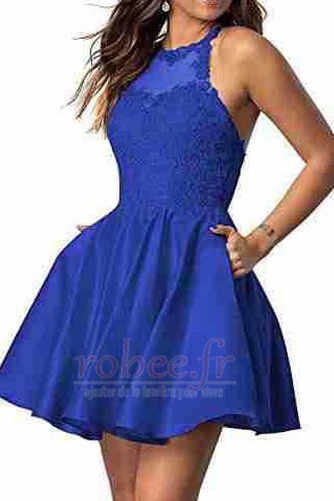 Robe de cocktail Courte Soie Été Petit collier circulaire Naturel taille - Page 19
