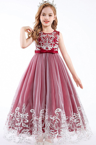 Robe de fille de fleur Petit collier circulaire Printemps Ballon - Page 7