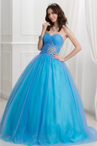 Robe de bal Tulle Longueur au sol Sans Manches Cérémonie Ancien - Page 2