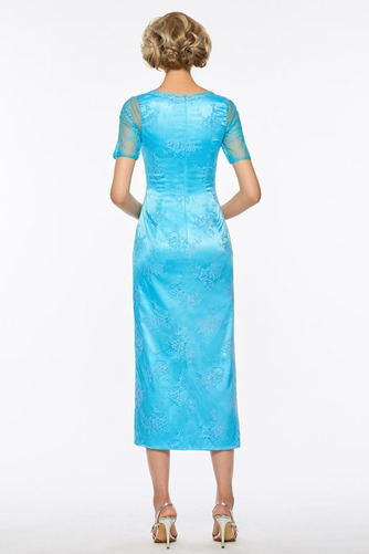 Robe mères Luxueux Glissière Manche Aérienne 3/4 Manche Cérémonie - Page 5