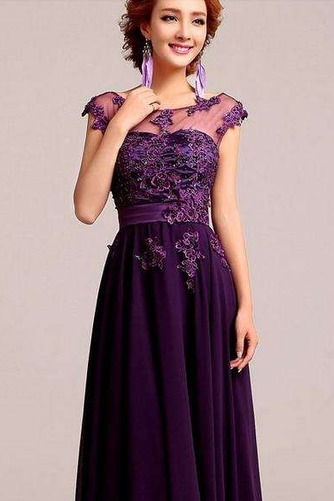 Robe de soirée Mode Col Bateau A-ligne Longueur Cheville Froid - Page 3