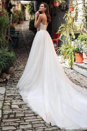 Robe de mariée Tulle Chic Vente Col en V Foncé Longue Naturel taille - Page 2