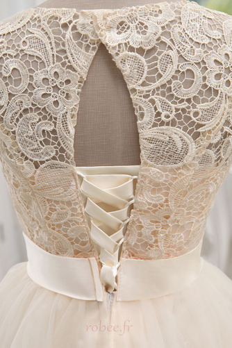 Robe de demoiselle d'honneur Blanche Norme Col U Profond Naturel taille - Page 4