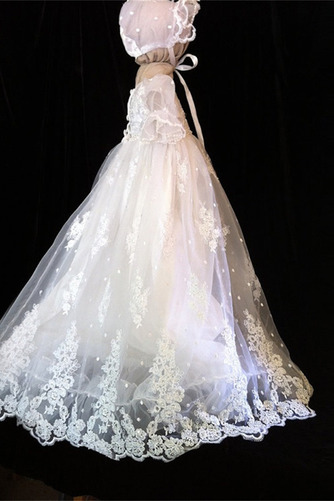 Robe de fille de fleur Dentelle Longue Princesse Chapeau Bébé - Page 2