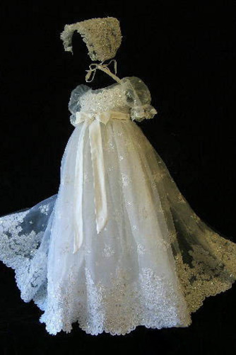 Robe de fille de fleur Cérémonie Norme Longue Haute Couvert Princesse - Page 1