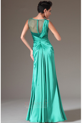 Robe de soirée Cérémonial Fourreau pli Drapé Satin Chiffon Triangle Inversé - Page 2