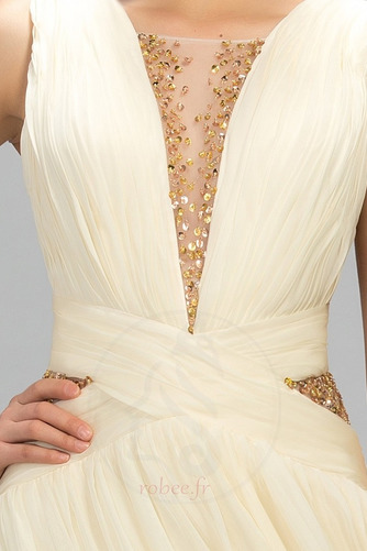 Robe de soirée Col en V Triangle Inversé Col en V Foncé Drapé - Page 4