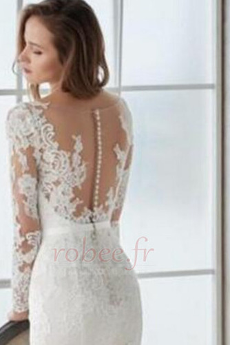Robe de mariée Sirène Dentelle Glissière De plein air Automne - Page 2