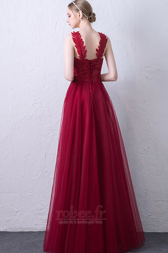 Robe de soirée noble Laçage Bretelles Spaghetti Sans Manches - Page 2