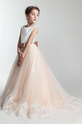 Robe de fille de fleur Train de petit Sans Manches aligne Médium - Page 6