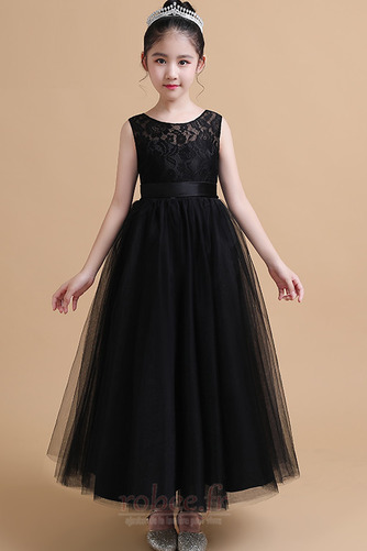 Robe de fille de fleur Sans Manches Naturel taille Orné de Nœud à Boucle - Page 3