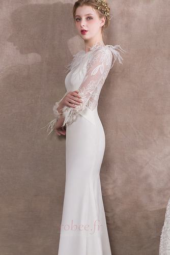 Robe de soirée Col de chemise t Manche Aérienne A-ligne Longueur Cheville - Page 4