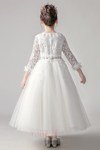 Robe de fille de fleur Balançoire Manche Aérienne Longueur Cheville - Page 2