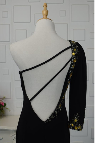 Robe de soirée Longue 3/4 Manche Mousseline Naturel taille Romantique - Page 4