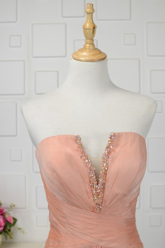 Robe de demoiselle d'honneur Dent de scie Drapé Décolleté Dans le Dos - Page 4