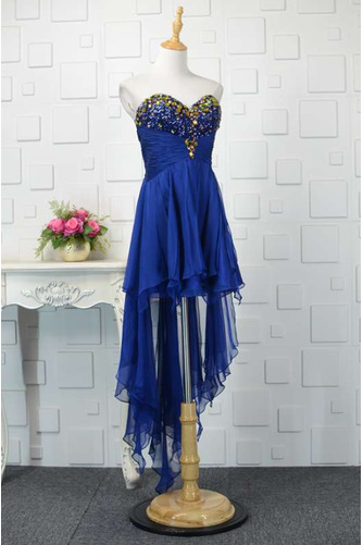 Robe de cocktail Asymétrique Dos nu Chiffon Ancien Fourreau Avec Bijoux - Page 2