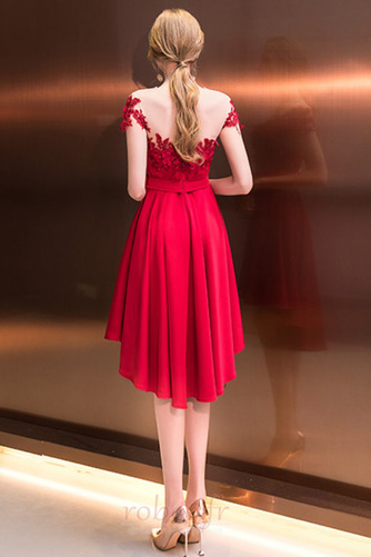 Robe de cocktail Dentelle Sans Manches Asymétrique Exquisite - Page 2