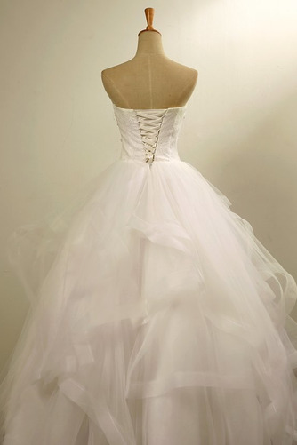 Robe de mariée Sans courroies Organza Norme Perle Automne Cérémonial - Page 5