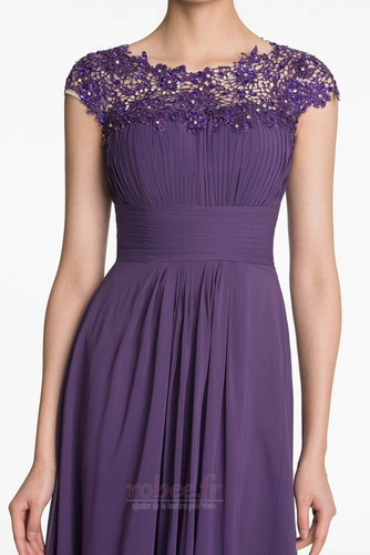 Robe de demoiselle d'honneur Naturel taille Fermeture à glissière - Page 4