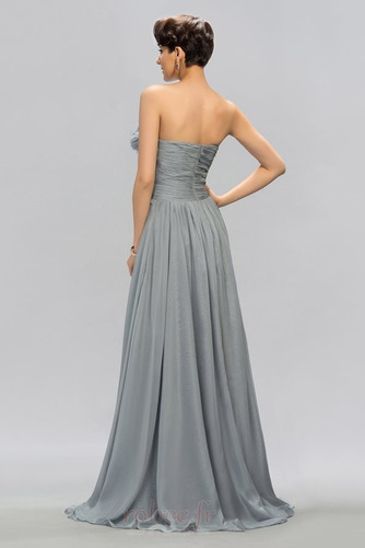 Robe de soirée Dos nu Festin Naturel taille Orné de Rosette Longueur de plancher - Page 3