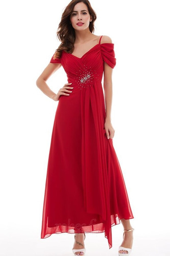 Robe de bal Printemps Fourreau plissé Glissière Col en V Naturel taille - Page 1